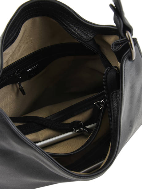 Sac Besace  Balade Cuir Etrier Noir balade EBAL07 vue secondaire 5