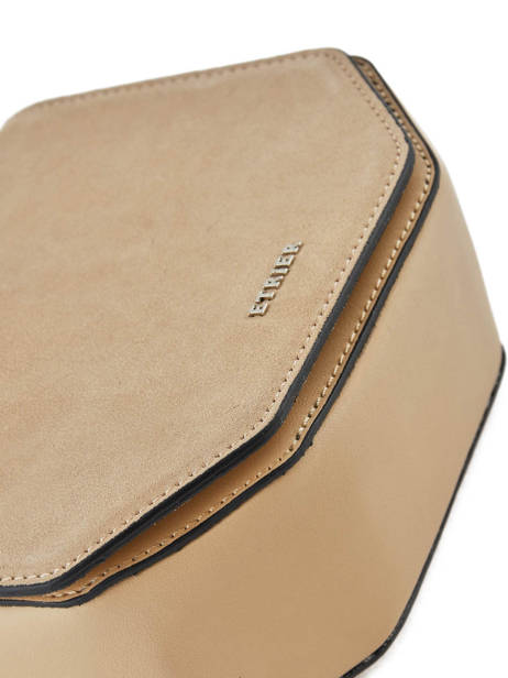 Sac Bandoulière Caleche Cuir Etrier Rose caleche ECAL012B vue secondaire 1