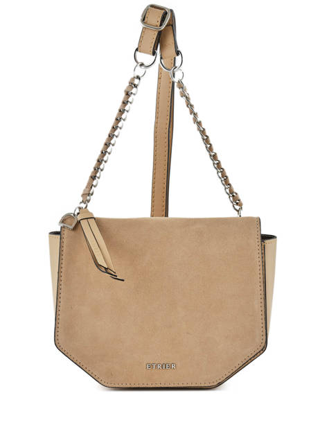 Sac Bandoulière Caleche Cuir Etrier Rose caleche ECAL012B