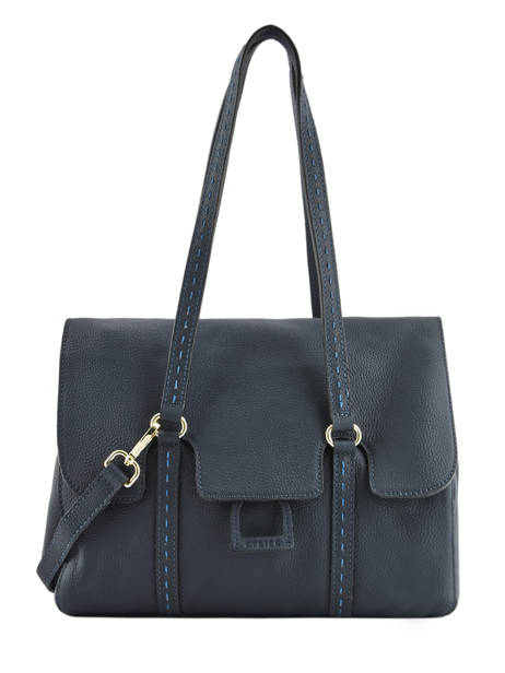 Sac Shopping Tradition Cuir Etrier Bleu tradition EHER27