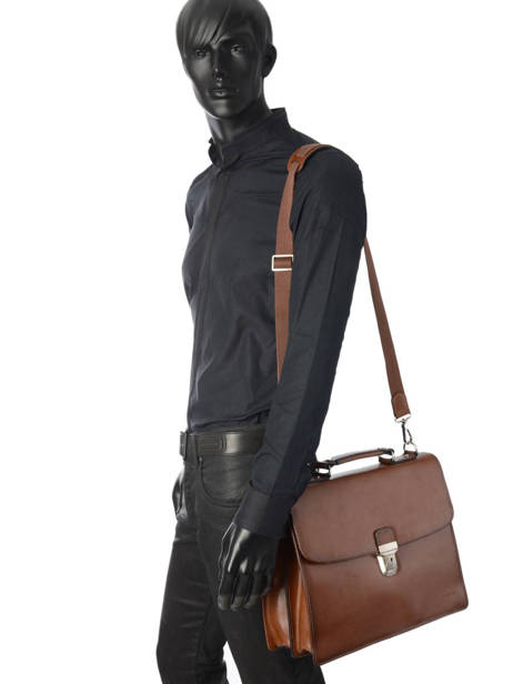 Serviette 2 Compartiments Etrier Noir crosta ECRO02 vue secondaire 1