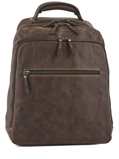 Sac à Dos Business 2 Compartiments + Pc 15'' Etrier Marron spider ESPI03