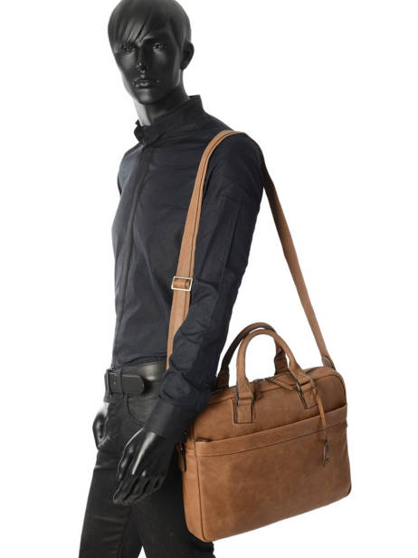 Briefcase 1 Compartment + 15'' Pc Etrier Black spider ESPI02 other view 1