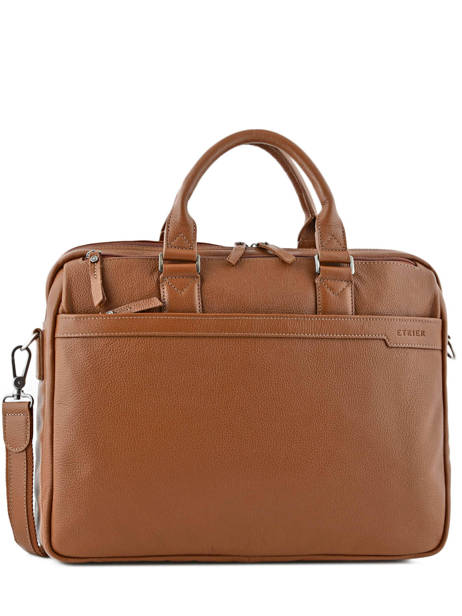 Briefcase 3 Compartments + 15'' Pc Etrier Black flandres EFLA05