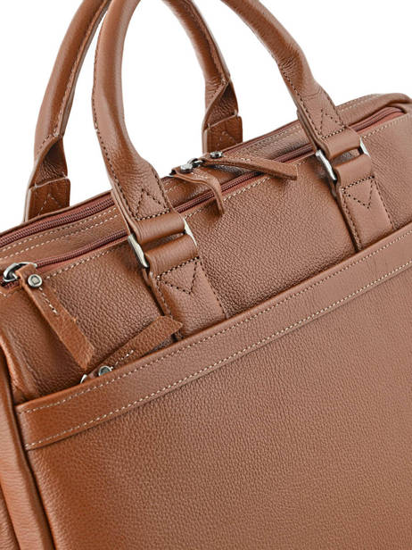 Briefcase 3 Compartments + 15'' Pc Etrier Black flandres EFLA05 other view 2