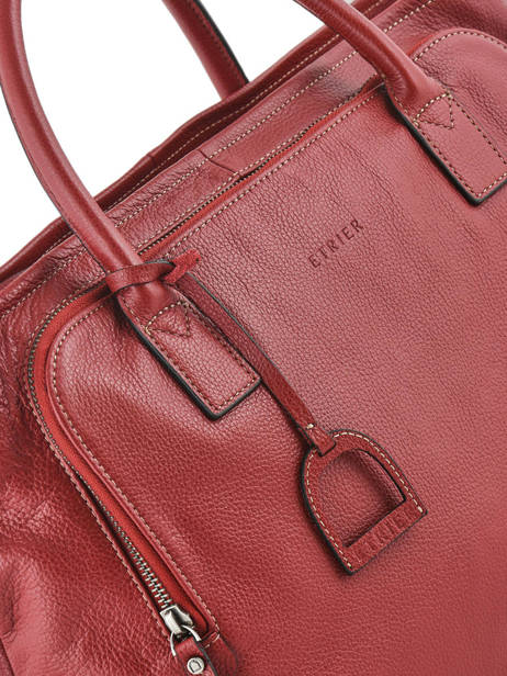 Briefcase 3 Compartments + 15'' Pc Etrier Pink flandres EFLA03 other view 2