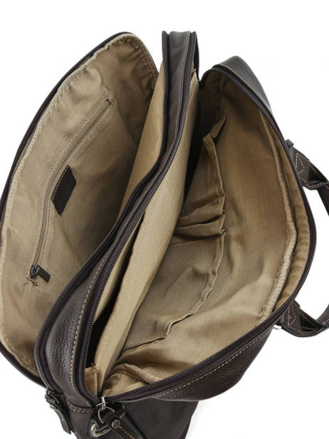 Briefcase 2 Compartments + 15'' Pc Etrier Brown flandres EFLA04 other view 4