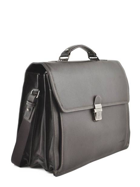 Serviette 3 Compartiments Etrier Marron flandres EFLA02 vue secondaire 2