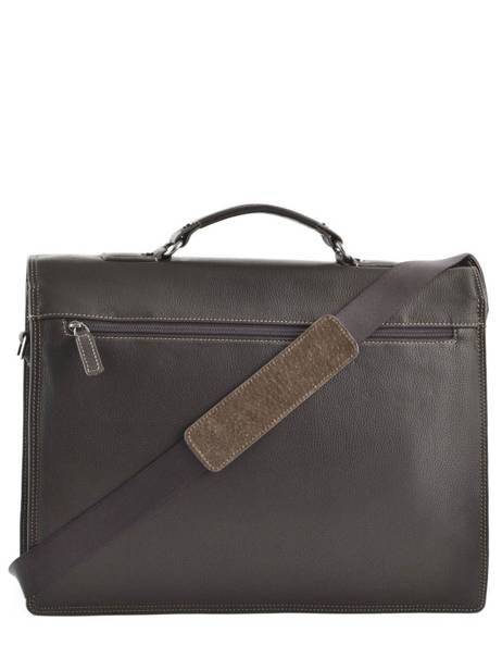 Serviette 3 Compartiments Etrier Marron flandres EFLA02 vue secondaire 3