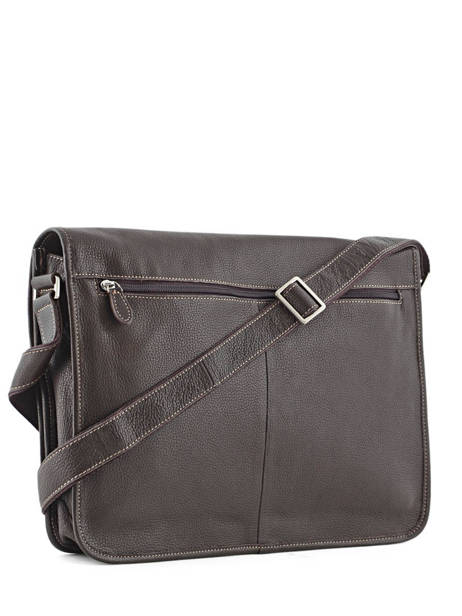 Besace Business 1 Compartiment Etrier Marron flandres EFLA08 vue secondaire 3