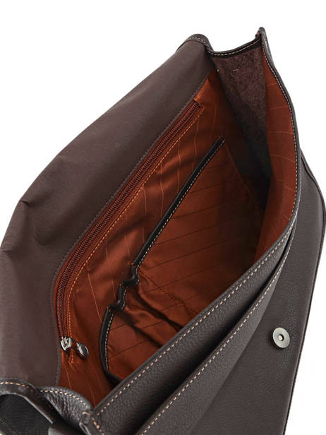 Besace Business 1 Compartiment Etrier Marron flandres EFLA08 vue secondaire 4