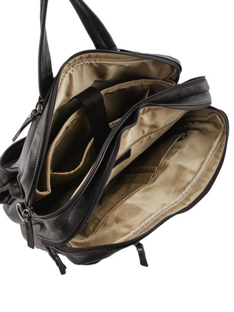 Porte-documents Et Sac à Dos Foulonné Cuir Etrier Marron foulonne EFOU02 vue secondaire 7