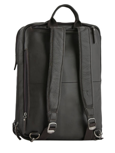 Porte-documents Et Sac à Dos Foulonné Cuir Etrier Marron foulonne EFOU02 vue secondaire 5