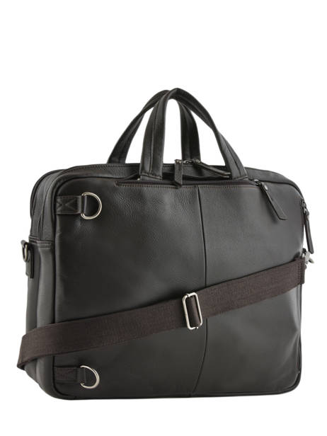 Porte-documents Et Sac à Dos Foulonné Cuir Etrier Marron foulonne EFOU02 vue secondaire 3