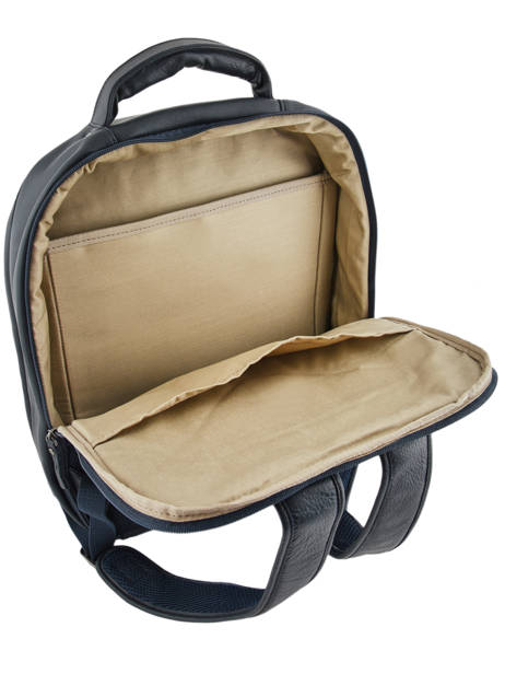 Sac à Dos Business Foulonné 3 Compartiments Etrier Bleu foulonne EFOU04 vue secondaire 6