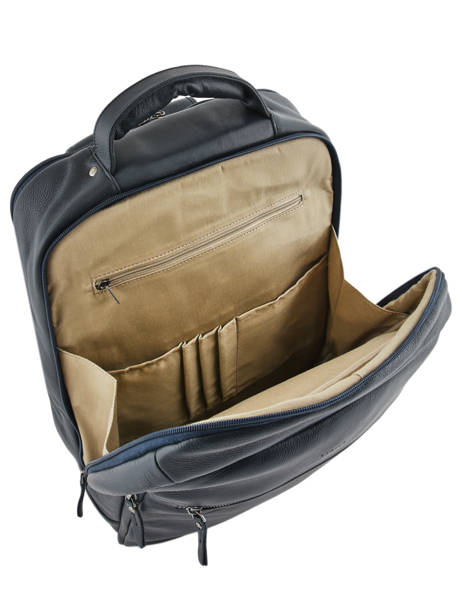 Sac à Dos Business Foulonné 3 Compartiments Etrier Bleu foulonne EFOU04 vue secondaire 5