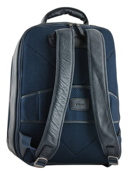 Sac à Dos Business Foulonné 3 Compartiments Etrier Bleu foulonne EFOU04 vue secondaire 3