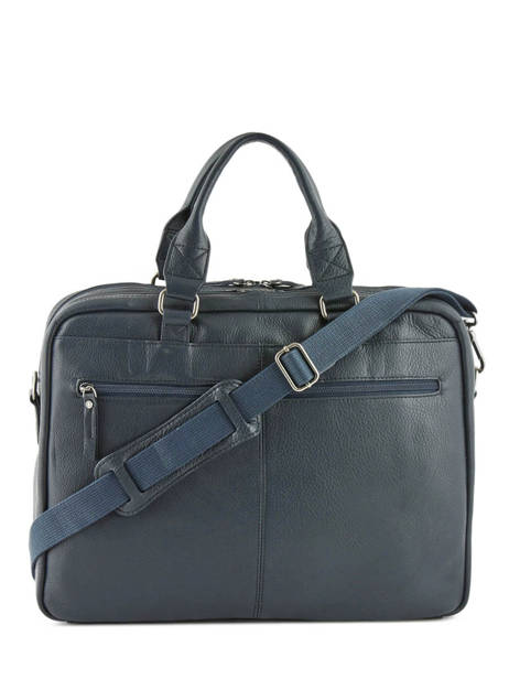 Porte-documents 2 Compartiments Etrier Bleu foulonne EFOU01 vue secondaire 3