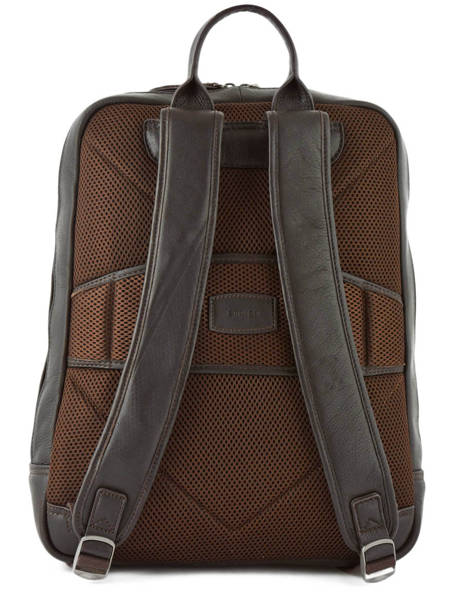 Sac à Dos Business Foulonné 2 Compartiments Etrier Marron foulonne EFOU03 vue secondaire 3