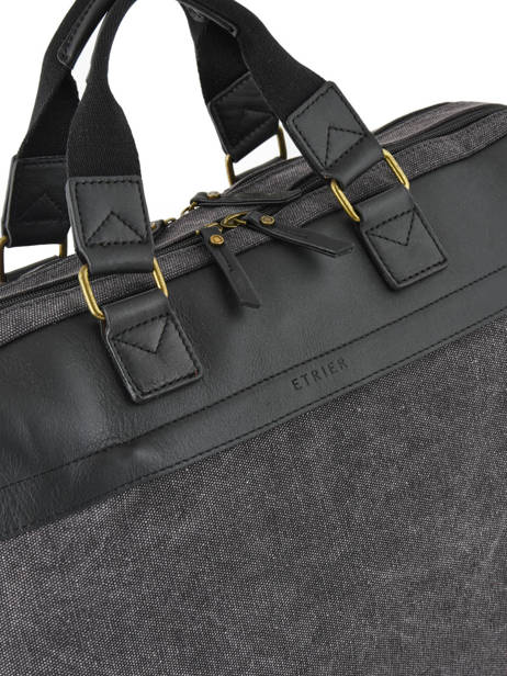 Porte-documents Harbor 2 Compartiments Etrier Noir harbor EHAR03 vue secondaire 1