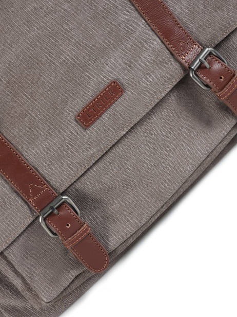 Besace Business Etrier Marron canvas ECAN02 vue secondaire 1