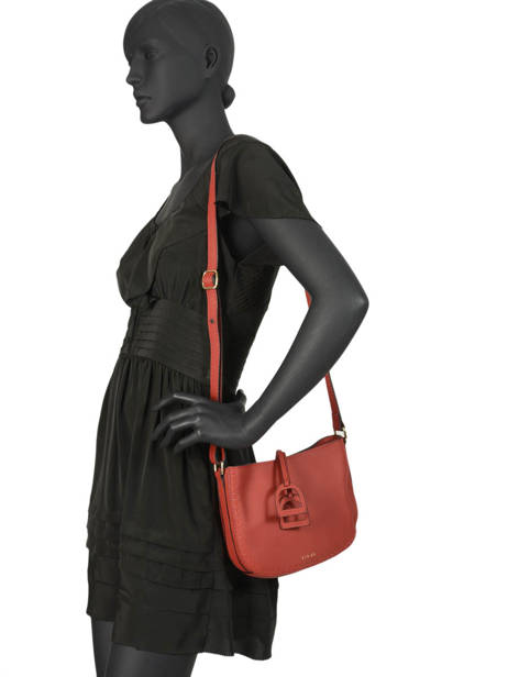 Sac Bandoulière Tradition Cuir Etrier Rouge tradition EHER3A vue secondaire 2