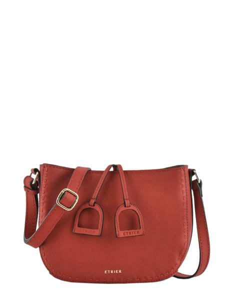 Sac Bandoulière Tradition Cuir Etrier Rouge tradition EHER3A