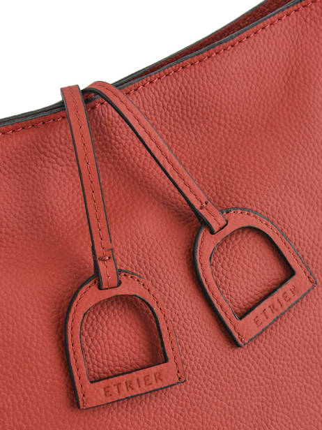 Sac Bandoulière Tradition Cuir Etrier Rouge tradition EHER3A vue secondaire 1