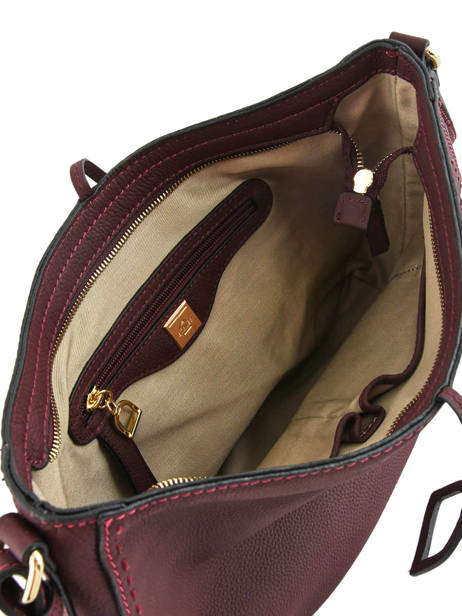 Sac Bandoulière Tradition Cuir Etrier Violet tradition EHER2A vue secondaire 4