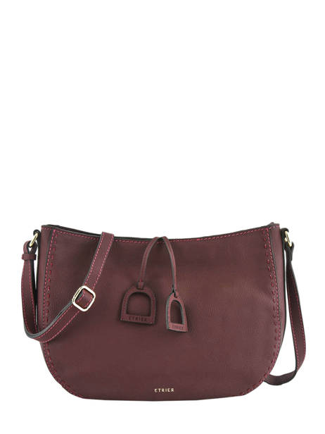 Sac Bandoulière Tradition Cuir Etrier Violet tradition EHER2A