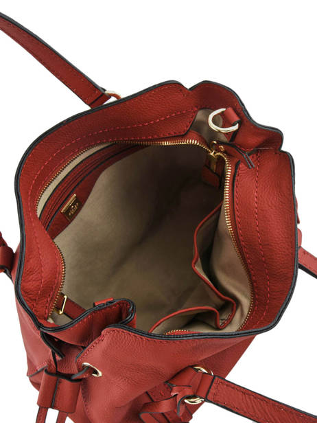 Shoppingtas Tradition Leder Etrier Rood tradition EHER24 ander zicht 4