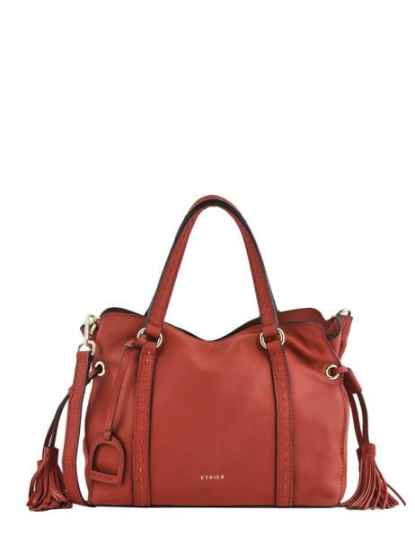 Shoppingtas Tradition Leder Etrier Rood tradition EHER24