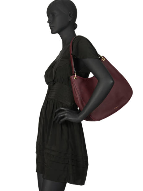 Sac Besace Tradition Cuir Etrier Violet tradition EHER21 vue secondaire 2