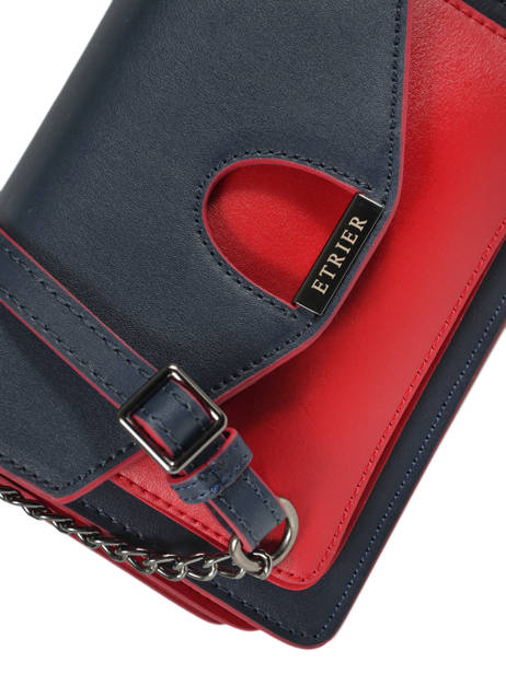 Handtas Escarpe Leder Etrier Blauw escarpe EESC01 ander zicht 1