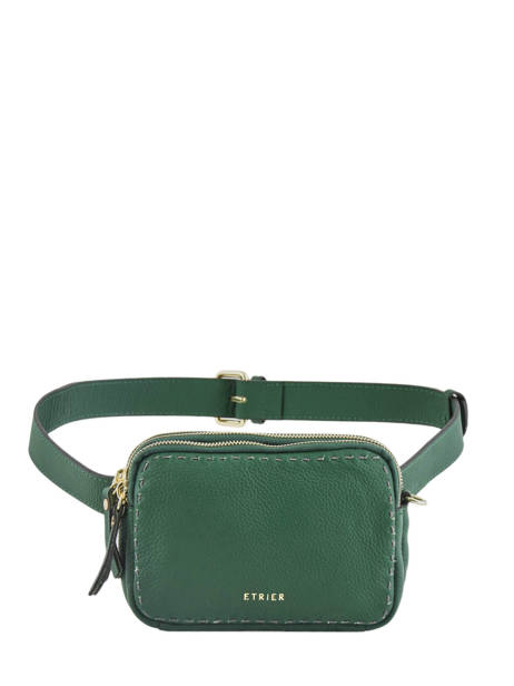 Sac Banane Tradition Cuir Etrier Vert tradition EHER28