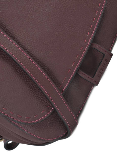 Sac Bandoulière Tradition Cuir Etrier Violet tradition EHER22 vue secondaire 1