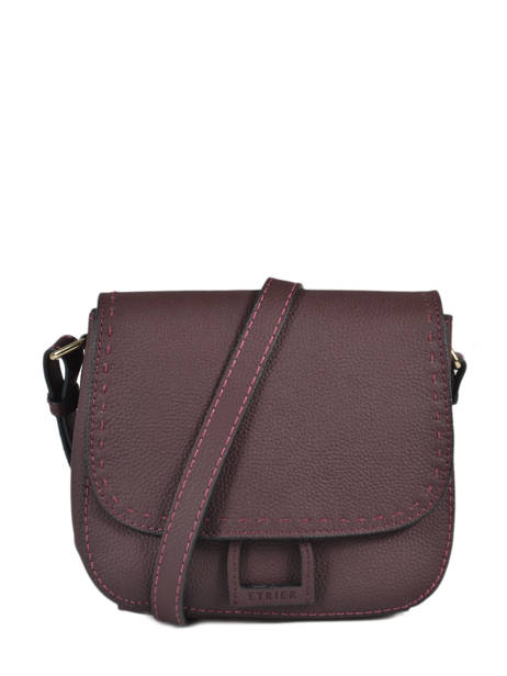 Sac Bandoulière Tradition Cuir Etrier Violet tradition EHER22