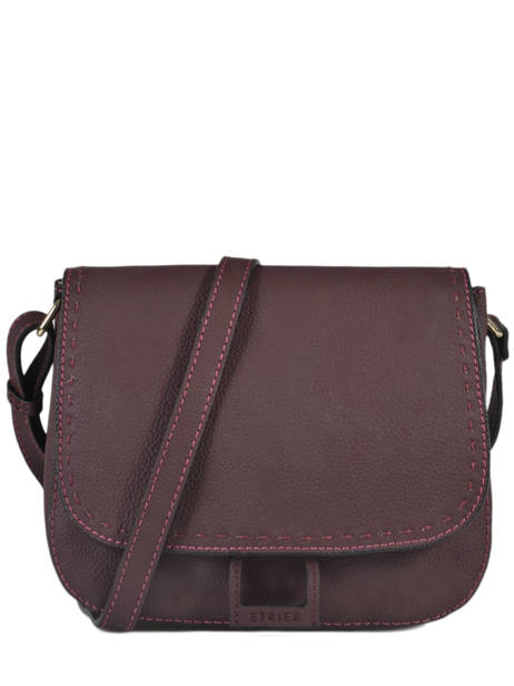 Sac Bandoulière Tradition Cuir Etrier Violet tradition EHER23