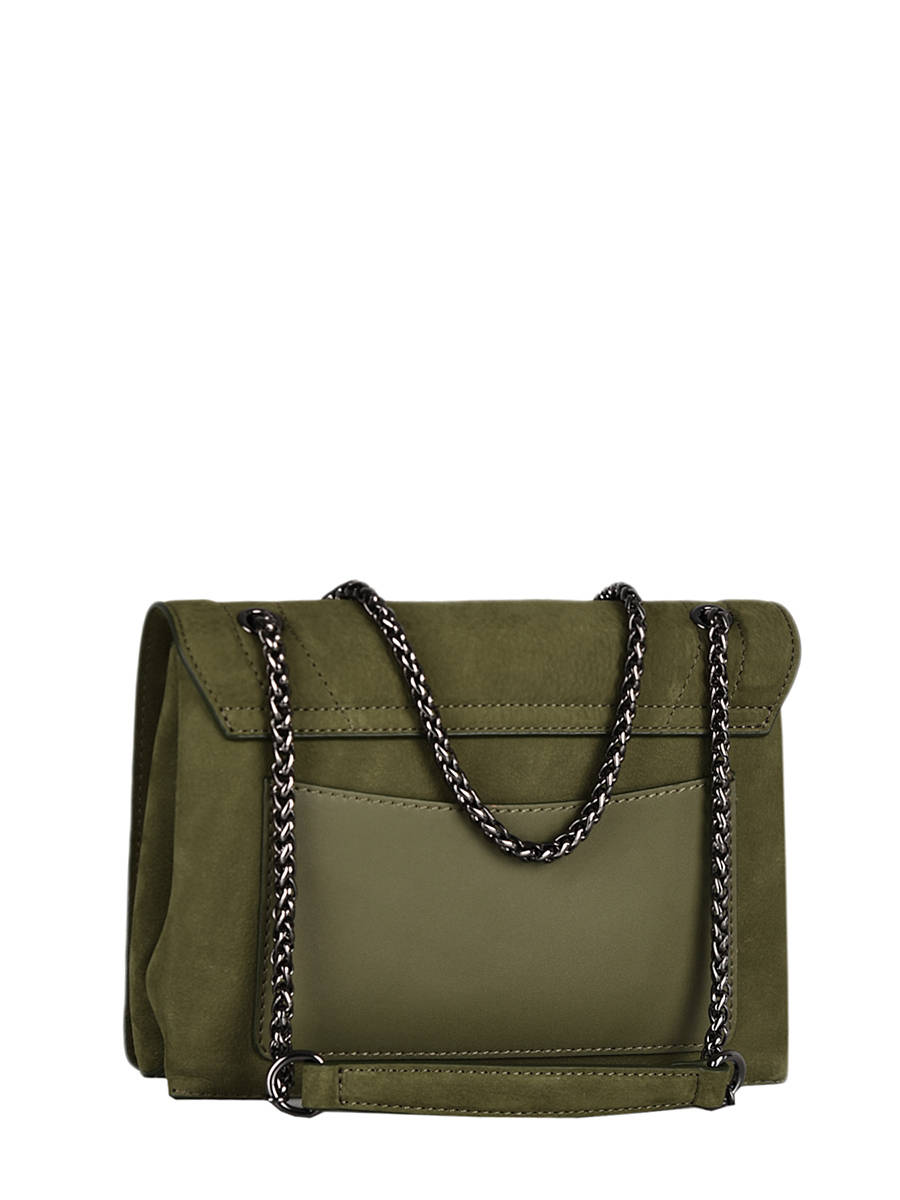 sac noir bandoulière chaine