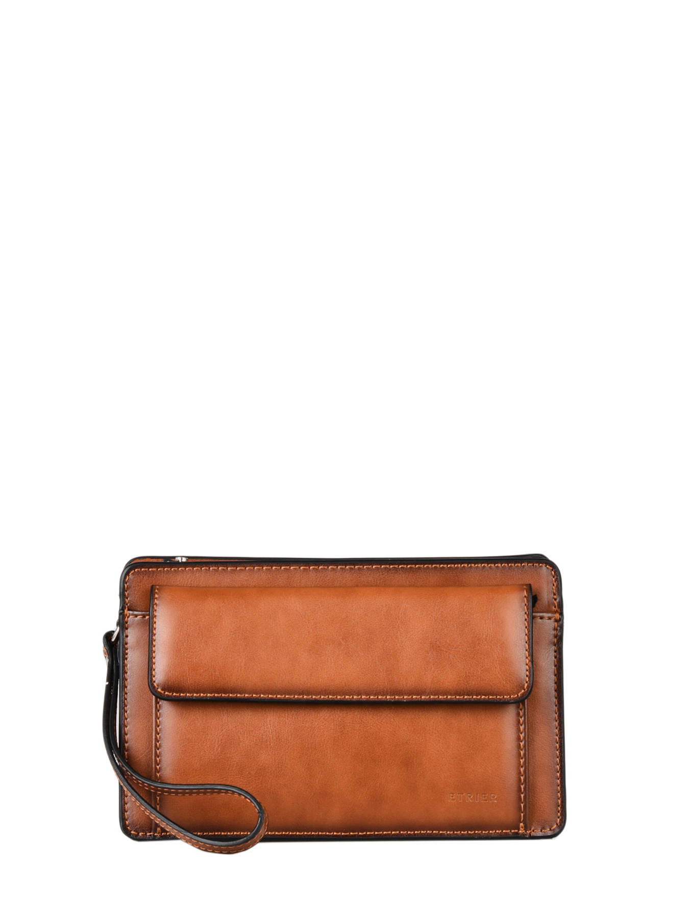 Pochette homme flandres cuir