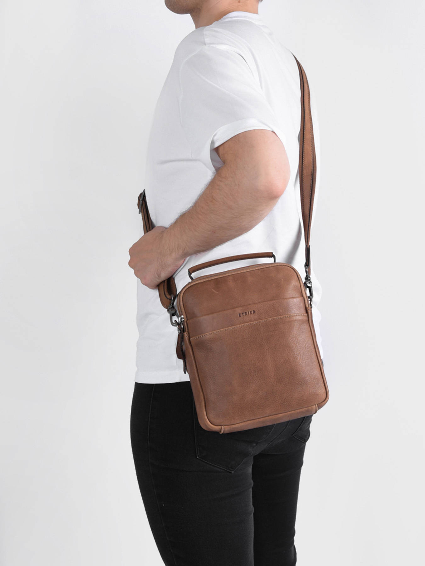 Sac homme Spider en cuir