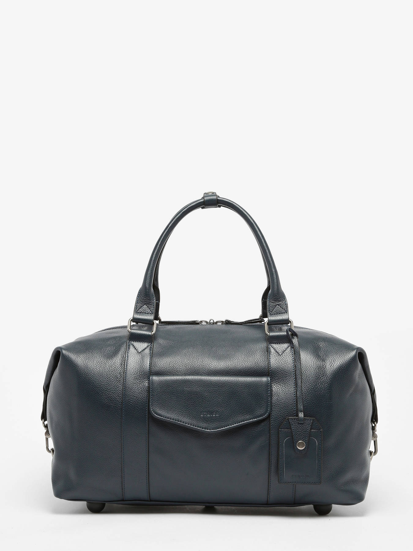 Sac de voyage cuir homme, noir format sacoche • Sac de Voyage