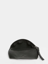 Porte-monnaie Cuir Etrier Noir madras EMAD651-vue-porte