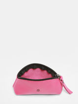 Coin Purse Leather Etrier Pink madras EMAD651-vue-porte