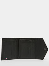Kaarthouder Leder Etrier Zwart etincelle irisee EETI113-vue-porte