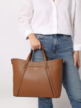 A4 Size  Business Bag Etrier Brown tradition EHER8031-vue-porte