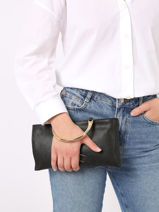 Sac Port Main Jumping Cuir Etrier Noir jumping EJUM052L-vue-porte