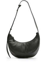 Cross Body Tas Sosoomao Leder Etrier Zwart sosoomao ECSO057M