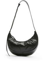 Sac Bandoulire Sosoomao Cuir Etrier Noir sosoomao ECSO057M