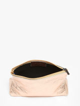Pouch Leather Leather Etrier Pink etincelle irisee EETI853-vue-porte